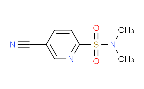 CAS No. 1334493-12-7, 5-Cyano-N,N-dimethylpyridine-2-sulfonamide