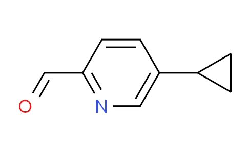 CAS No. 1256825-21-4, 5-Cyclopropylpicolinaldehyde