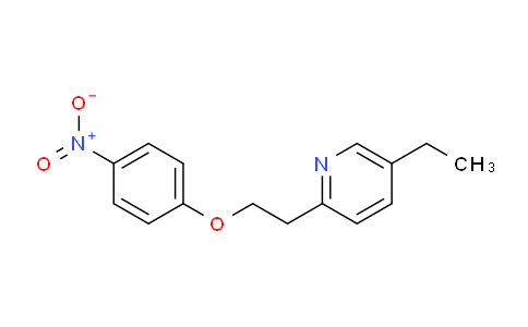 CAS No. 85583-54-6, 5-Ethyl-2-(2-(4-nitrophenoxy)ethyl)pyridine