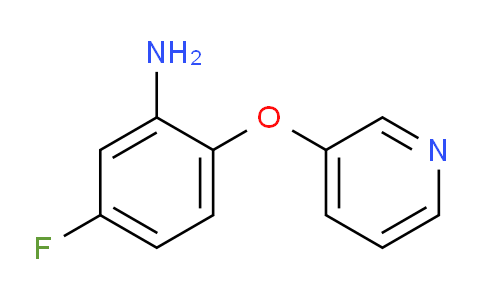 CAS No. 869943-34-0, 5-Fluoro-2-(pyridin-3-yloxy)aniline