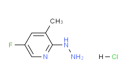 CAS No. 1956324-44-9, 5-Fluoro-2-hydrazinyl-3-methylpyridine hydrochloride