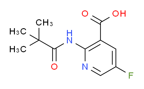 CAS No. 1228666-46-3, 5-Fluoro-2-pivalamidonicotinic acid