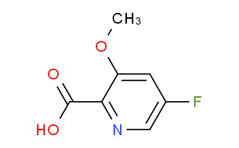 CAS No. 1256821-36-9, 5-Fluoro-3-methoxypicolinic acid