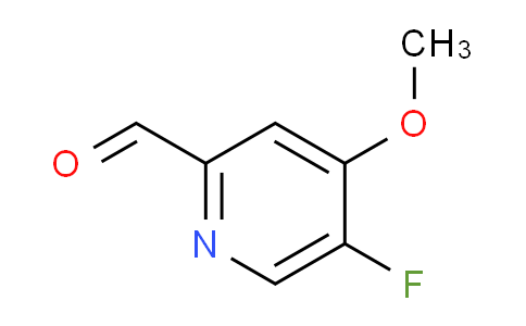 CAS No. 1256835-58-1, 5-Fluoro-4-methoxypicolinaldehyde