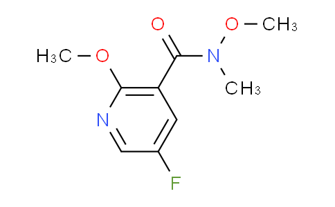 CAS No. 1346817-38-6, 5-Fluoro-N,2-dimethoxy-N-methylnicotinamide