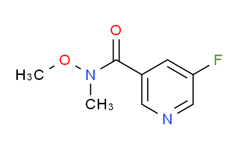 CAS No. 342602-54-4, 5-Fluoro-N-methoxy-N-methylnicotinamide
