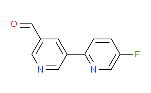 CAS No. 1346686-92-7, 5-Fluoro-[2,3'-bipyridine]-5'-carbaldehyde