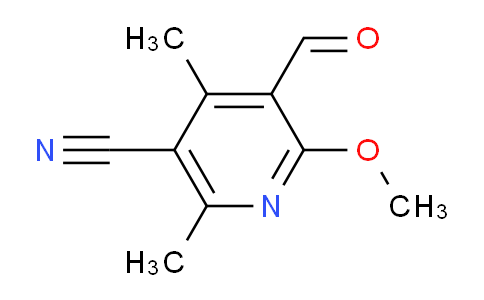 CAS No. 531521-30-9, 5-Formyl-6-methoxy-2,4-dimethylnicotinonitrile