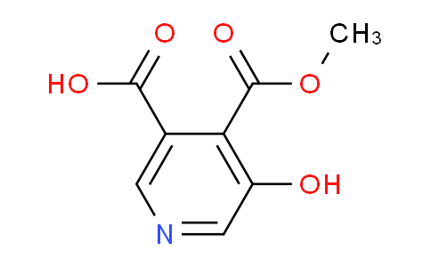 CAS No. 243980-03-2, 5-Hydroxy-4-(methoxycarbonyl)nicotinic acid