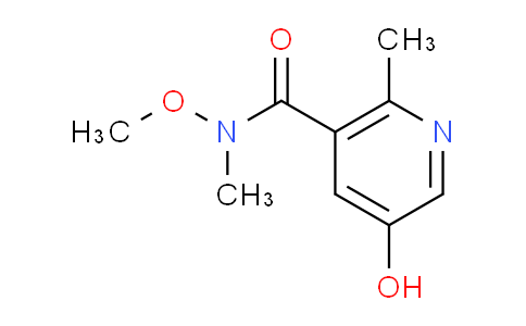 CAS No. 1211542-17-4, 5-Hydroxy-N-methoxy-N,2-dimethylnicotinamide