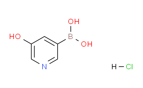 CAS No. 1801408-19-4, 5-Hydroxypyridine-3-boronic acid, HCl