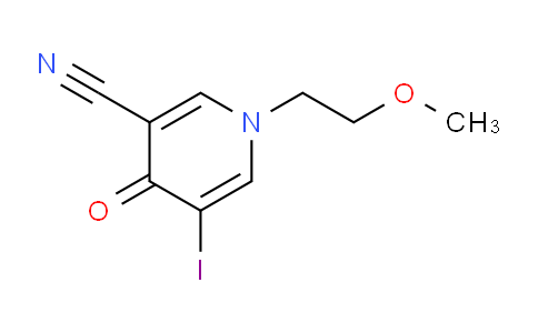 CAS No. 1774899-93-2, 5-Iodo-1-(2-methoxyethyl)-4-oxo-1,4-dihydropyridine-3-carbonitrile