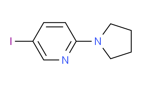 CAS No. 494771-62-9, 5-Iodo-2-(pyrrolidin-1-yl)pyridine