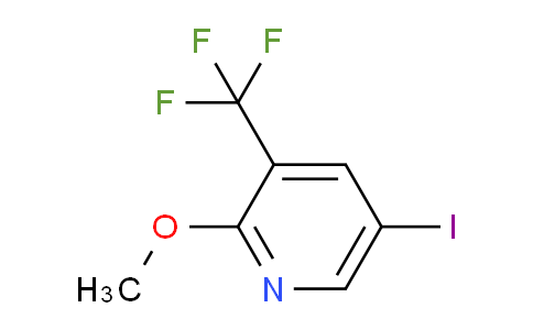 CAS No. 887707-27-9, 5-Iodo-2-methoxy-3-(trifluoromethyl)pyridine