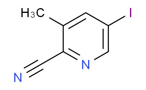 CAS No. 1246383-20-9, 5-Iodo-3-methylpicolinonitrile