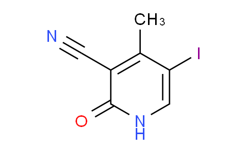 CAS No. 1378640-39-1, 5-Iodo-4-methyl-2-oxo-1,2-dihydropyridine-3-carbonitrile