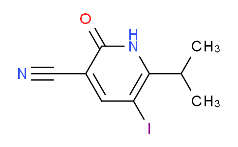 CAS No. 1203898-26-3, 5-Iodo-6-isopropyl-2-oxo-1,2-dihydropyridine-3-carbonitrile