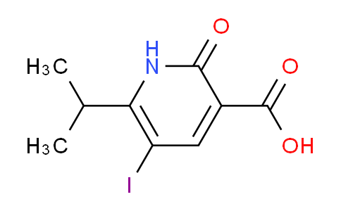 CAS No. 1710195-25-7, 5-Iodo-6-isopropyl-2-oxo-1,2-dihydropyridine-3-carboxylic acid