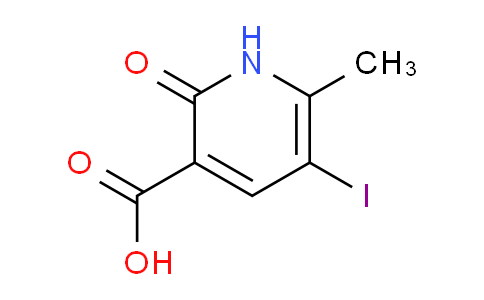 CAS No. 1690658-38-8, 5-Iodo-6-methyl-2-oxo-1,2-dihydropyridine-3-carboxylic acid