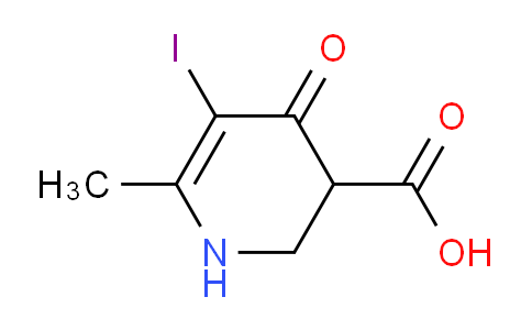 CAS No. 1624261-79-5, 5-Iodo-6-methyl-4-oxo-1,2,3,4-tetrahydropyridine-3-carboxylic acid