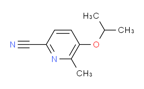 CAS No. 1956334-56-7, 5-Isopropoxy-6-methylpicolinonitrile