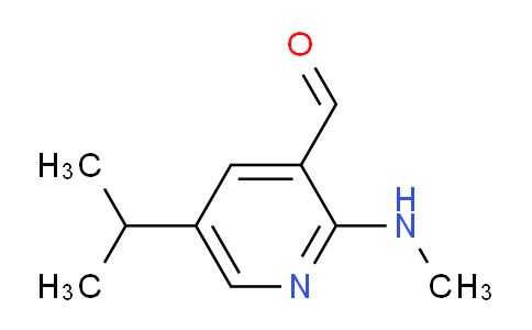 CAS No. 1289168-57-5, 5-Isopropyl-2-(methylamino)nicotinaldehyde