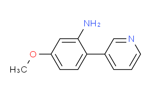 CAS No. 158461-52-0, 5-Methoxy-2-(pyridin-3-yl)aniline