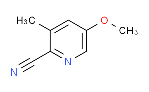 CAS No. 1256792-12-7, 5-Methoxy-3-methylpicolinonitrile