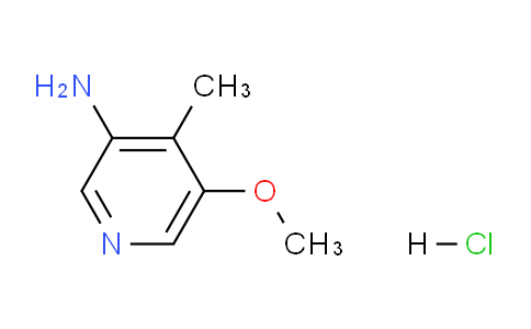 CAS No. 1185094-00-1, 5-Methoxy-4-methylpyridin-3-amine hydrochloride