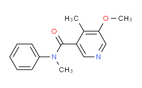 CAS No. 1105675-65-7, 5-Methoxy-N,4-dimethyl-N-phenylnicotinamide