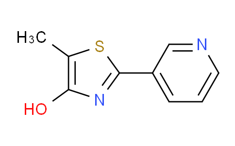 CAS No. 131786-48-6, 5-Methyl-2-(pyridin-3-yl)thiazol-4-ol