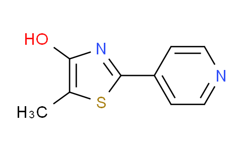 CAS No. 70547-50-1, 5-Methyl-2-(pyridin-4-yl)thiazol-4-ol