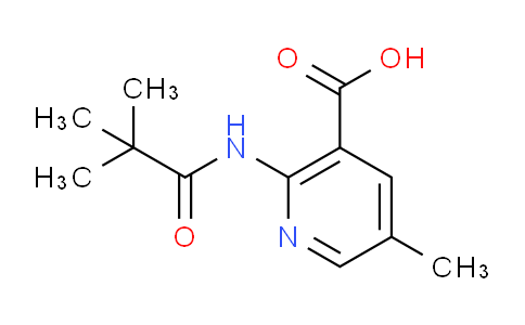 CAS No. 1203499-02-8, 5-Methyl-2-pivalamidonicotinic acid