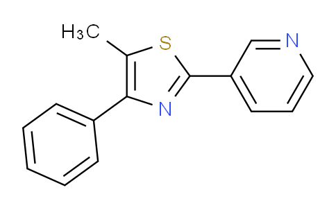 CAS No. 25021-37-8, 5-Methyl-4-Phenyl-2-(pyridin-3-yl)thiazole