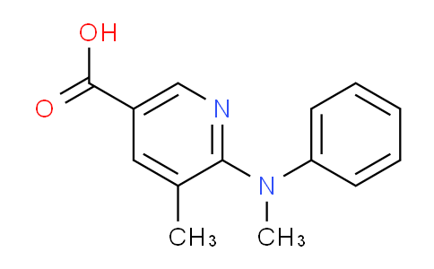 CAS No. 1355217-77-4, 5-Methyl-6-(methyl(phenyl)amino)nicotinic acid