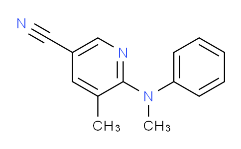 CAS No. 1355218-07-3, 5-Methyl-6-(methyl(phenyl)amino)nicotinonitrile