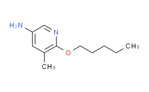 CAS No. 1248447-14-4, 5-Methyl-6-(pentyloxy)pyridin-3-amine
