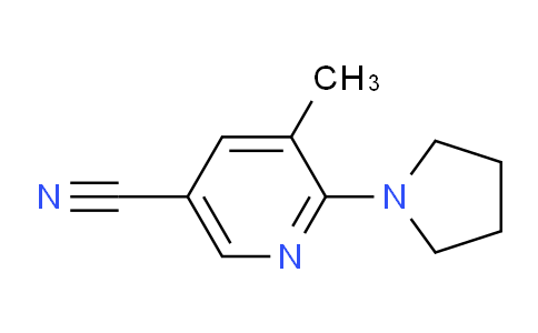CAS No. 1355220-28-8, 5-Methyl-6-(pyrrolidin-1-yl)nicotinonitrile
