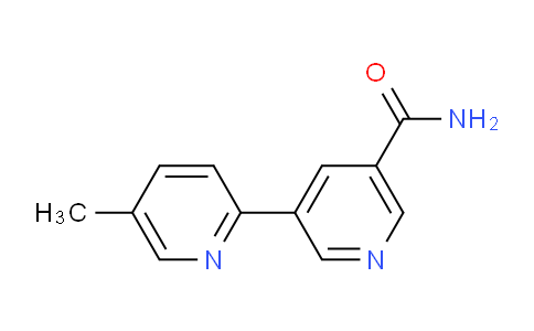 CAS No. 1346686-74-5, 5-Methyl-[2,3'-bipyridine]-5'-carboxamide