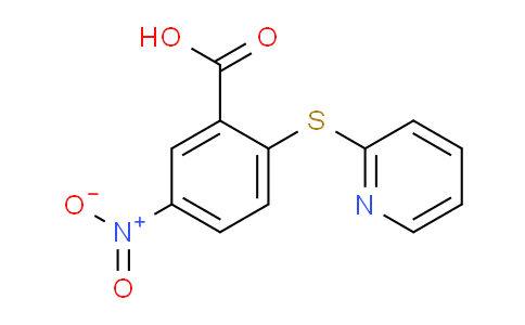 CAS No. 392726-23-7, 5-Nitro-2-(pyridin-2-ylthio)benzoic acid