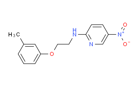CAS No. 345991-99-3, 5-Nitro-N-(2-(m-tolyloxy)ethyl)pyridin-2-amine