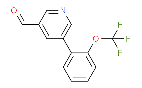 CAS No. 887973-92-4, 5-[2-(Trifluoromethoxy)phenyl]-3-pyridinecarbaldehyde