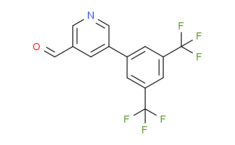 CAS No. 887973-75-3, 5-[3,5-Bis(trifluoromethyl)phenyl]-3-pyridinecarbaldehyde