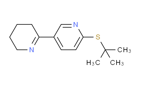 CAS No. 1352502-12-5, 6'-(tert-Butylthio)-3,4,5,6-tetrahydro-2,3'-bipyridine