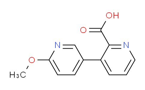 CAS No. 1223714-16-6, 6'-Methoxy-[3,3'-bipyridine]-2-carboxylic acid