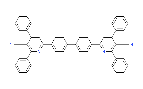CAS No. 102146-60-1, 6,6'-([1,1'-Biphenyl]-4,4'-diyl)bis(2,4-diphenylnicotinonitrile)