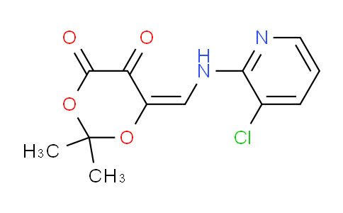 CAS No. 1951451-52-7, 6-(((3-Chloropyridin-2-yl)amino)methylene)-2,2-dimethyl-1,3-dioxane-4,5-dione