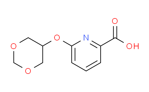 CAS No. 1287218-61-4, 6-((1,3-Dioxan-5-yl)oxy)picolinic acid