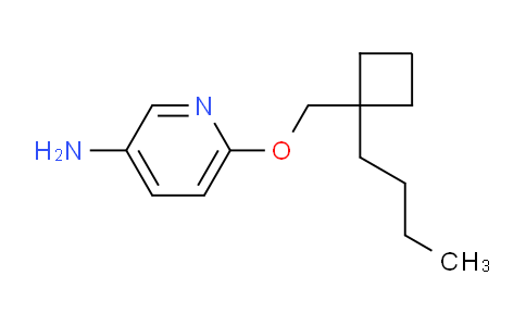 CAS No. 1427022-39-6, 6-((1-Butylcyclobutyl)methoxy)pyridin-3-amine