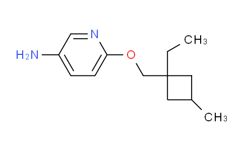 CAS No. 1427023-48-0, 6-((1-Ethyl-3-methylcyclobutyl)methoxy)pyridin-3-amine